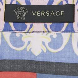 Gianni Versace Multicolor Printed Cotton Short Sleeve Shirt L