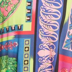 Versace Multicolor Medusa Print Jersey Crewneck T-Shirt XXL