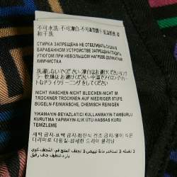 مملوكة مسبقًا Versace Black Greek Key Print Silk Half Sleeve Shirt L