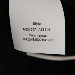 Pre Owned Versace Black Dragon Print Silk  and Crepe Short Sleeve Shirt L