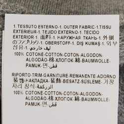 Pre Owned Versace Grey Medusa Print Cotton Sweatshirt & Jogger Set XL/M