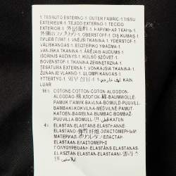 Pre Owned Versus Versace Black Cotton Lion Greca Embroidered Long Sleeve Shirt XL