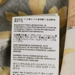 Pre Owned تي شيرت فيرساتشي طباعة ماسكيري زرقاء جيرسي تايلور فيت مقاس صغير