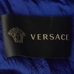 Pre Owned جاكيت بومبر فيرساتشي صناعي أسود مقاس كبير جداً ( اكسترا لارج )