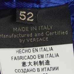 Pre Owned جاكيت بومبر فيرساتشي صناعي أسود مقاس كبير جداً ( اكسترا لارج )