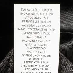 Pre Owned جاكيت بومبر فيرساتشي بطباعة جرافيك سوداء بسحاب مقاس صغير