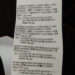 مملوكة مسبقًا تي شيرت فيرساتشي بيكيه قطن أسود بقصة تايلور بولو مقاس 3XL