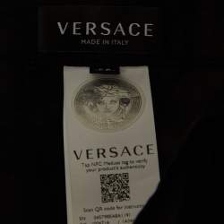 مملوكة مسبقًا Versace Grey Striped Wool Suit 3XL