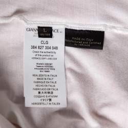 Versace Colorblock Logo Printed Cotton Short Sleeve T-Shirt L 