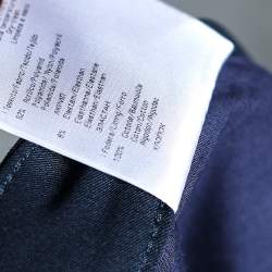VJC Navy Blue Knit Straight Leg Pants L