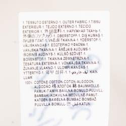 مملوكة مسبقًا تي شيرت فيرساتشي قطن تريكو أسود مزين برأس ميدوسا مقاس صغير - سمول