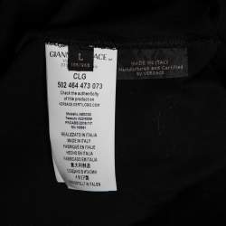 مملوكة مسبقًا Versace Black Medusa Printed Cotton Short Sleeve T-Shirt L