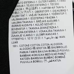 مملوكة مسبقًا Versace Black Medusa Printed Crew Neck T-Shirt XL