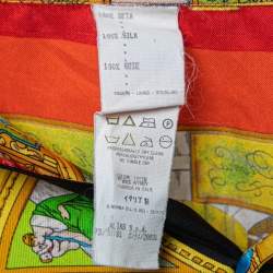 Gianni Versace Vintage Multicolor Printed Silk Button Front Shirt L