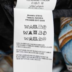 Pre Owned Versace Black Baroque Medusa Print Cotton T-Shirt M