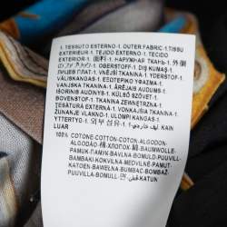 Pre Owned Versace Black Baroque Medusa Print Cotton T-Shirt M