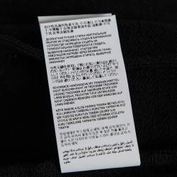  Versace Black Alphabet Logo Print Cotton Zip-Up Hoodie M