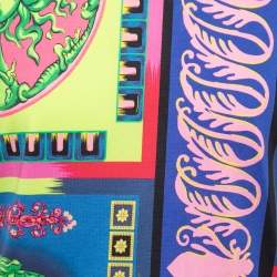Versace Multicolor Medusa Printed Cotton Short Sleeve T-Shirt XS