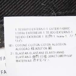 Pre Owned Versace Black Denim Jeans L Waist 34"