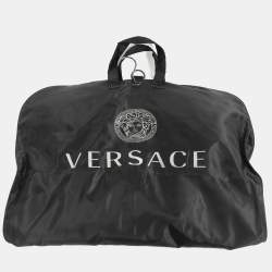 Versace Red/Multicolor La Greca Print Silk Shirt 2XL