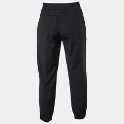 Fendace Black Wool Blend Joggers L