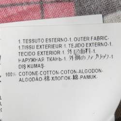 Versace Multicolor Baroque Web Print Cotton Crew Neck Half Sleeve T-Shirt S