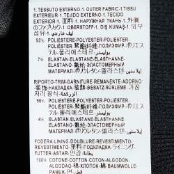 Versace Black Velour Medusa Embroidered Zip Front Jacket L