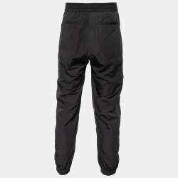 Versace Black Medusa Printed Polyester Joggers XL