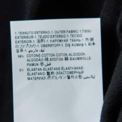 Versace Black Medusa Crest Printed Cotton Knit T-Shirt XXL