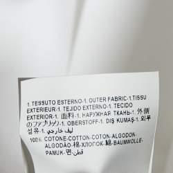 مملوكة مسبقًا Versace White Cotton Medusa Button Detail Heritage Fit Shirt 3XL