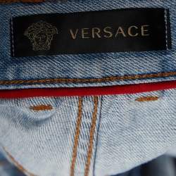 Versace Blue Denim Finn Fit Jeans XXL