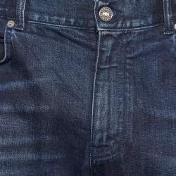 Versace Navy Blue Denim Taylor Fit Jeans XXL