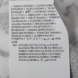 Pre Owned Versace White Print Cotton Crew Neck Half Sleeve T-Shirt M