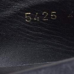 Versace Black Croc Embossed Medusa City Loafers Size 43