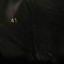 Pre Owned حذاء رياضي فيرساتشي "بالازو" ميدوسا طراز مرتفع من أعلى جلد أسود مقاس 37