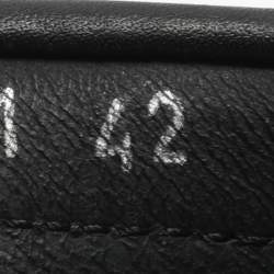 Pre Owned حذاء لوفرز فيرساتشي مادوسا جلد أسود مقاس 42