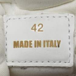 Pre Owned حذاء رياضي فيرساتشي تريغريكا قماش وجلد متعدد الألوان أربطة مقاس 42