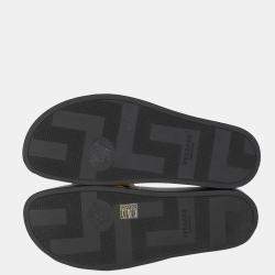 Versace Medusa Coin Stud Leather Slides (45 EUR)