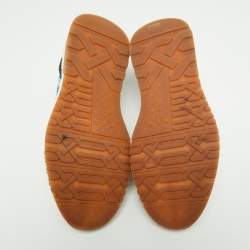 Versace Multicolor Canvas Barocco Chain Reaction Sneakers Size 45