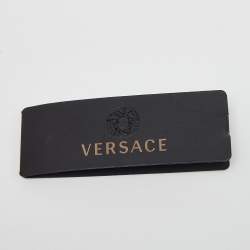 Versace Yellow/Black Canvas Greca Barocco Low Top Sneakers Size 43
