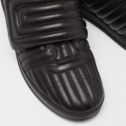Versace Black Leather Sneakers Size 45