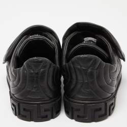 Versace Black Leather Sneakers Size 45