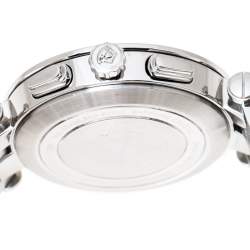 مملوكة مسبقًا Versace Silver White Stainless Steel V Race 23C Women's Wristwatch 42 mm