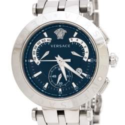 Versace Black Stainless Steel V Race 23C Women's Wristwatch 42 mm