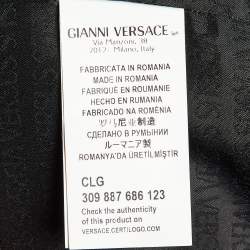 Versus Versace Orange Synthetic Bomber Jacket L