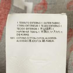 Pre Owned Versus Versace Red Printed Cotton Shirt M