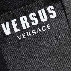 Versus Versace Black Cotton Logo Printed Crewneck T-Shirt S