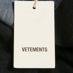 Vetements Black Super Car Print Cotton Crew Neck Oversized T-Shirt S