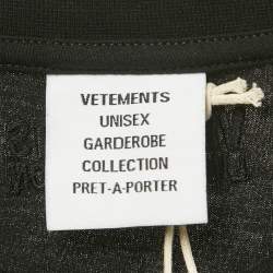 مملوكة مسبقًا قميص فيتمنت إصدار محدود لجنسين جيرسي مطبوع أسود مقاس كبير - لارج