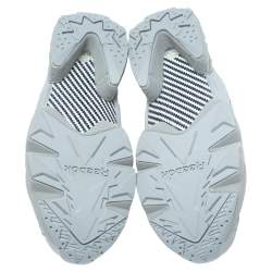 Pre Owned Vetemens + Reebok Grey Reflective Fabric Instapump Fury 3M Sneakers Size 45